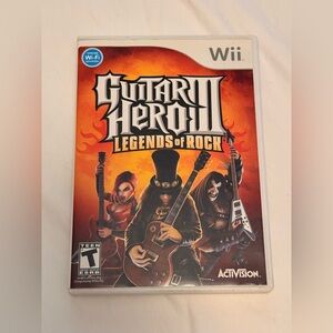Guitar Hero III: Legends of Rock (Nintendo Wii, 2006) pre-owned